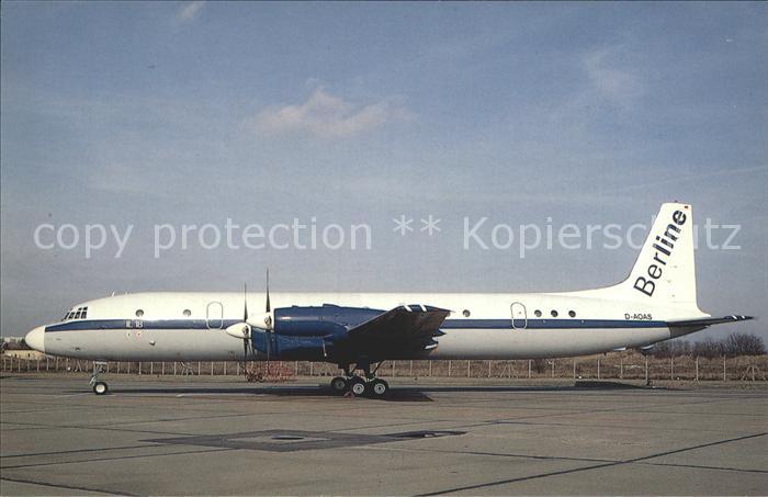 Flugzeuge Zivil Berline Ilyushin 18D D-AOAS