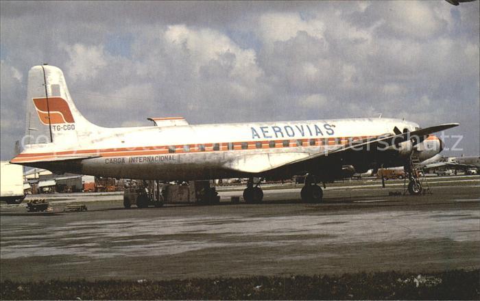 Flugzeuge Zivil Aerovias McDonnell Douglas DC-6 TG-CGO
