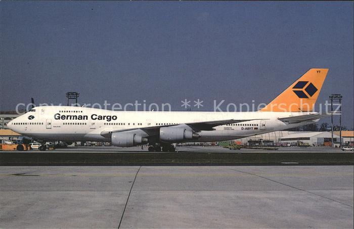 Flugzeuge Zivil German Cargo Boeing 747-230B c/n 22363 D-ABYT