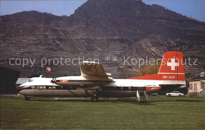 Flugzeuge Zivil Handley Page H.P.R. Dart Herald 210 Globe Air HB-AAH c/n 169