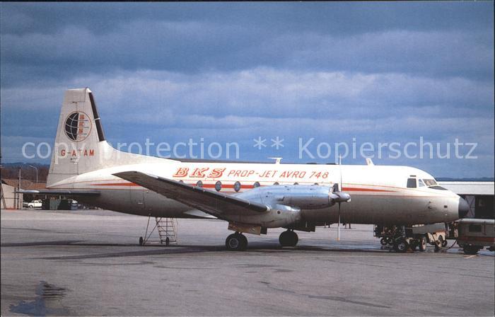 Flugzeuge Zivil Hawker Siddeley 748-214 G-ATAM c/n 1576 BKS Transport