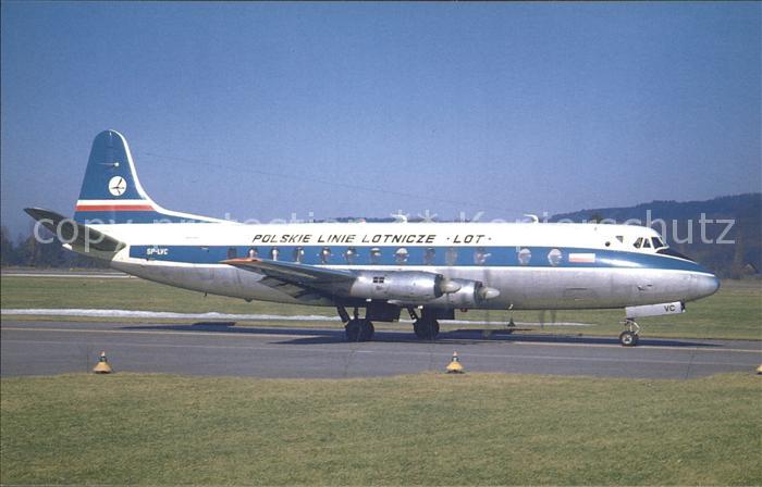 Flugzeuge Zivil LOT Vickers Viscount 804 SP-LVC c/n 248