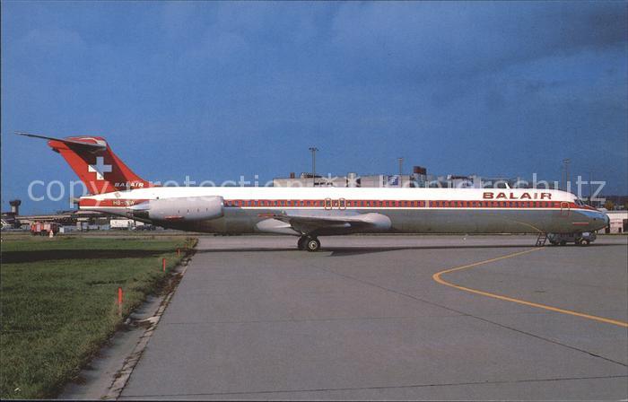 Flugzeuge Zivil Balair McDonnell Douglas MD-82 HB-INW c/n 49569/1405
