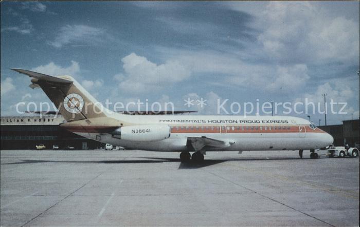 Flugzeuge Zivil Continental Houston Proud Express DC-9