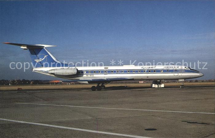 Flugzeuge Zivil Syrianair Tupolev Tu-134B YK-AYD