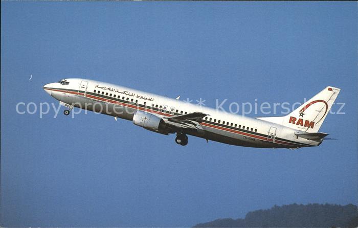 Flugzeuge Zivil Royal Air Maroc Boeing 737-4B6 CN-RMG cn 24808