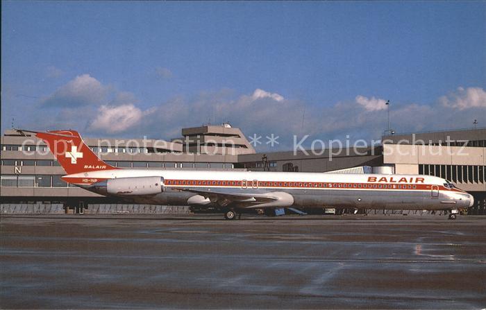 Flugzeuge Zivil Balair AG McDonnell Douglas MD-82 HB-INR c/n 49277/1181