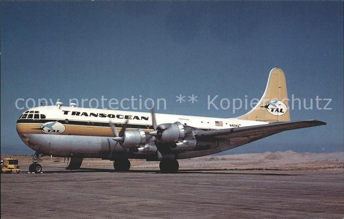 Flugzeuge Zivil Transocean Air Lines Boeing 377 Stratocruiser