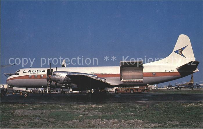 Flugzeuge Zivil LACSA Lockheed L-188C Electra TI-LRM