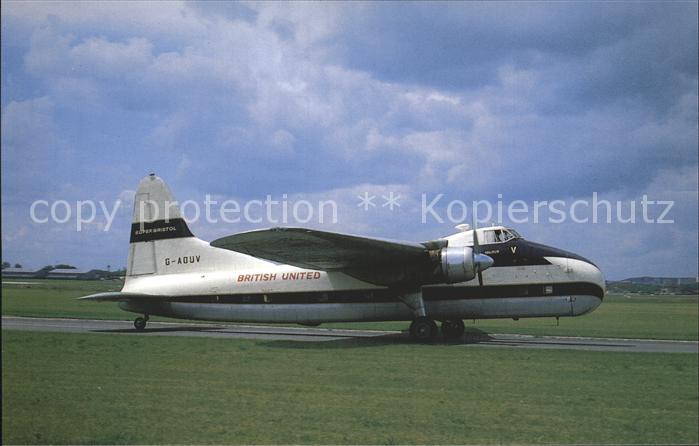 Flugzeuge Zivil British United Bristol 170 Mk. 32 Freighter G-AOUV c/n 13258