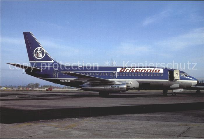 Flugzeuge Zivil Britannia B-737-296 G-BJZV c/n 22277