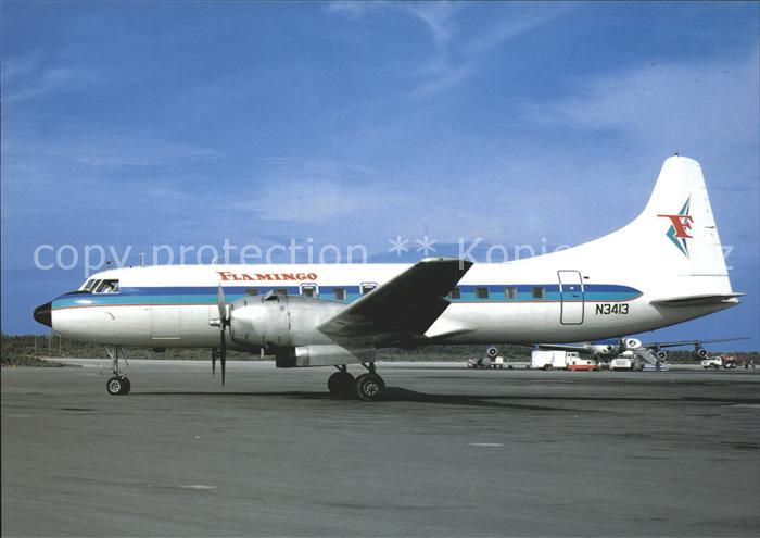Flugzeuge Zivil Flamingo Airlines CV-340-32 N3413 C/N 37