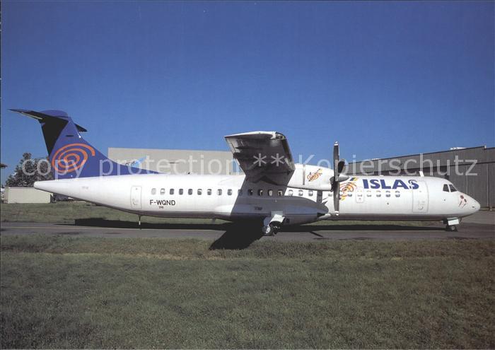 Flugzeuge Zivil Islas Airlines ATR-72-201 F-WQND c/n 198