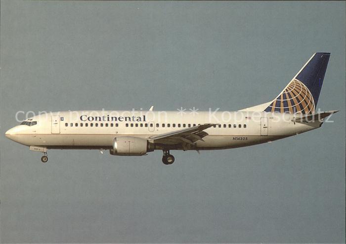 Flugzeuge Zivil Continental Airlines Boeing 737-3T0 N14