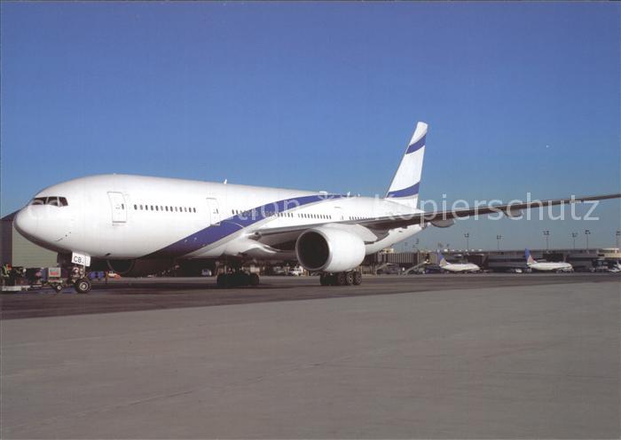 Flugzeuge Zivil EL AL Israel Airlines Boeing 777-258 Negev 4X-ECB