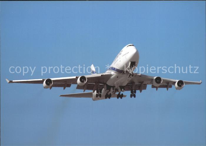 Flugzeuge Zivil EL AL Israel Airlines Boeing 747-458 Beer Sheva 4X-ELC