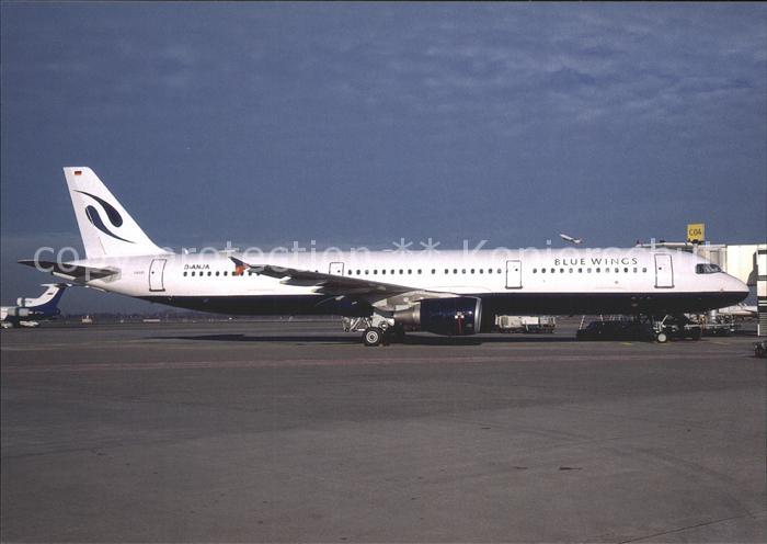 Flugzeuge Zivil Blue Wings Airbus A321 D-ANJA Cn 519