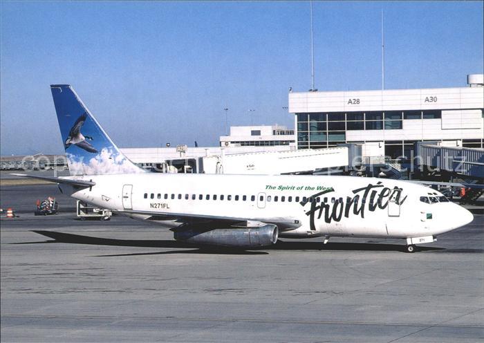 Flugzeuge Zivil Frontier Airlines Goose-tail Boeing 737-200 N271FL