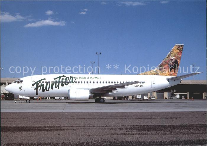 Flugzeuge Zivil Frontier Airlines Caribou-tail Boeing 737-300 N304FL