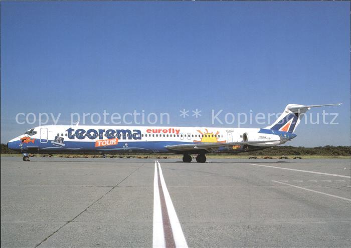 Flugzeuge Zivil Eurofly Teorama Tour McDDouglas MD-83 EI-CMZ