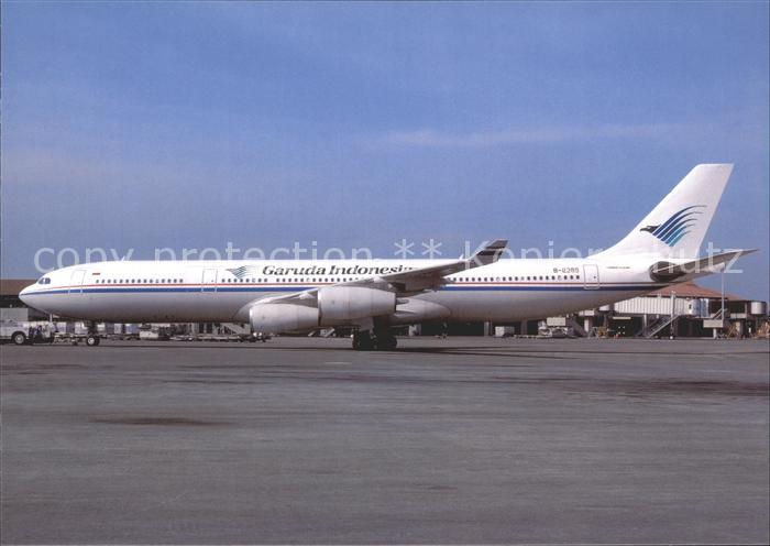 Flugzeuge Zivil Garuda Airlines Airbus A-340-300 B-2389
