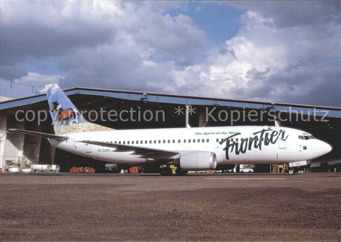 Flugzeuge Zivil Frontier Airlines Mustang-tail Boeing 737-300 EI-CHH