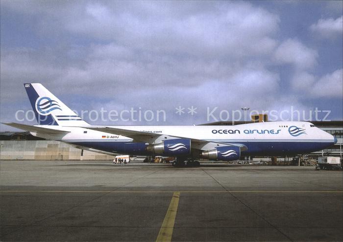 Flugzeuge Zivil Ocean Airlines B-747-230F/SCD D-ABYO Cn 21592/347