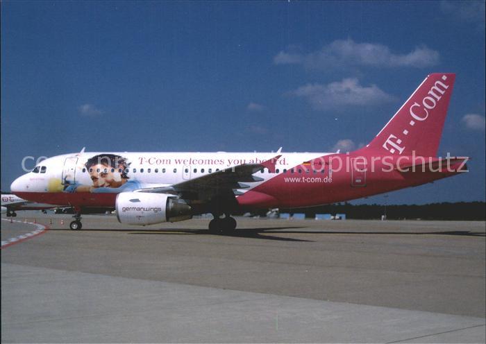 Flugzeuge Zivil German Wings Airbus A319-112 D-AKNR Cn 1209 T-Com
