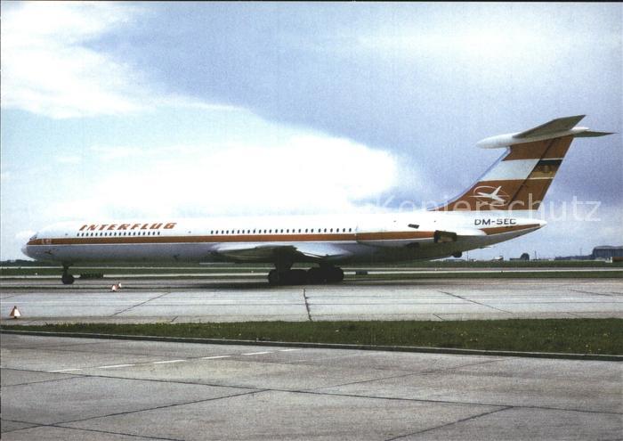 Flugzeuge Zivil Interflug Ilyushin IL-62 DM-SEC Cn 10903