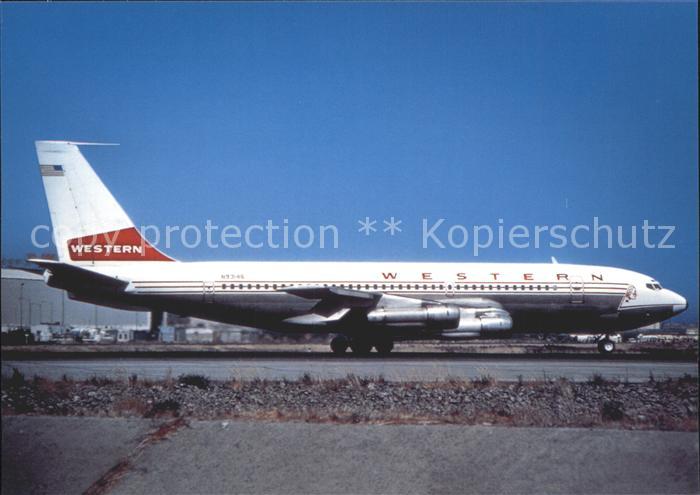 Flugzeuge Zivil Western Air Lines Boeing 720-047B N93146 c/n 18452/310