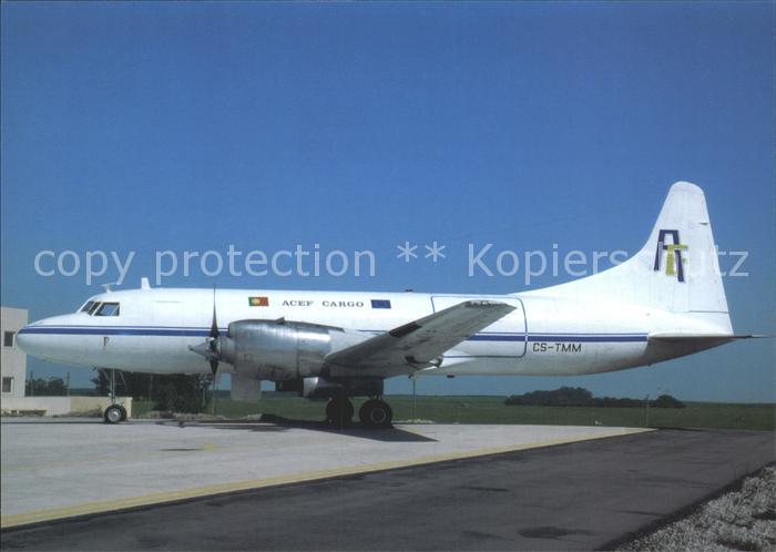 Flugzeuge Zivil Acef Cargo CV-580 CS-TMM c/n 375