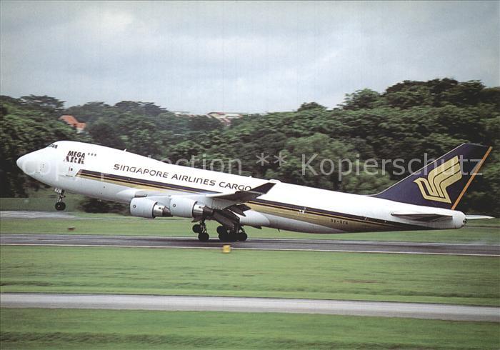 Flugzeuge Zivil Singapore Airlines Cargo B-747-412F SCD 9V-SFA 26563/1036