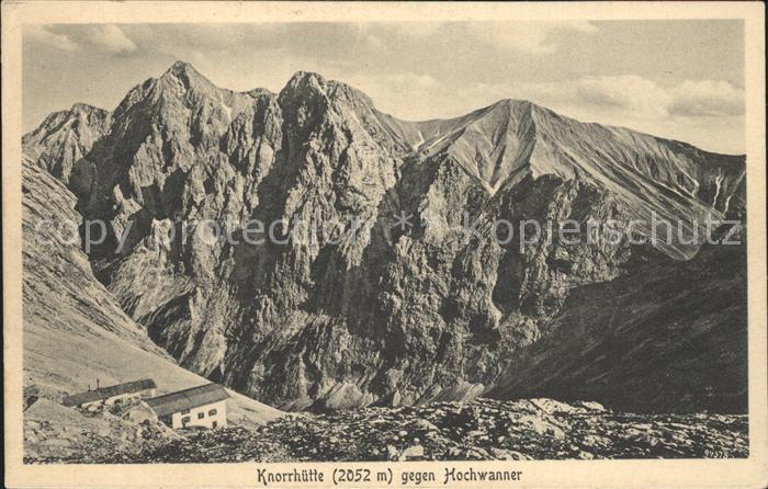 Knorrhuette mit Hochwanner