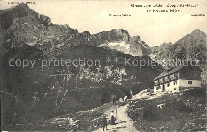 Adolf Zoepperitzhaus am Kreuzeck Zugspitze Waxenstein