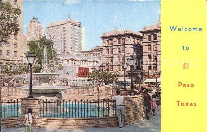 El Paso Texas San Jacinto Plaza