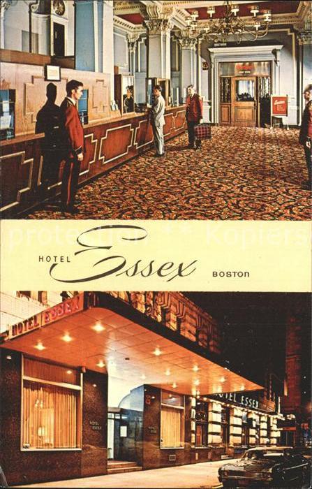 Boston Massachusetts Hotel Essex Rezeption Eingang