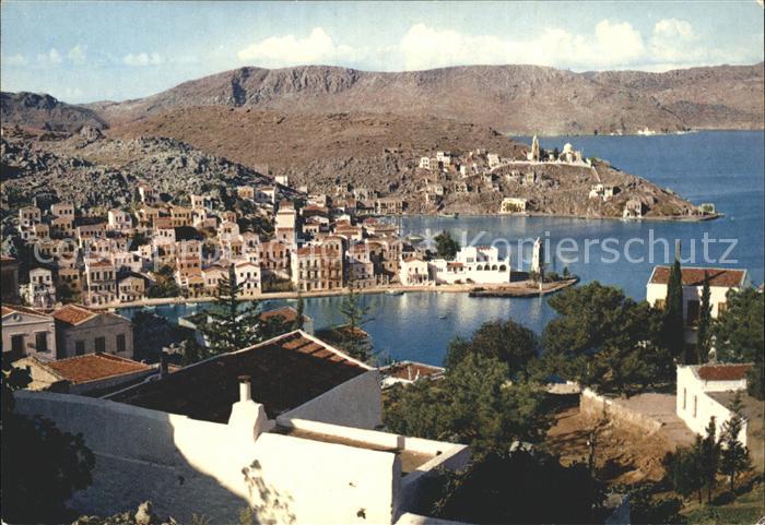 Symi Hafenansicht