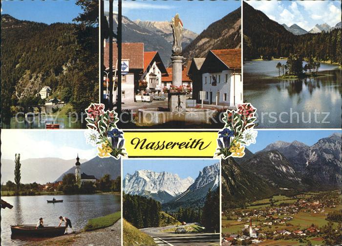 Nassereith See Dorf Brunnen Kirche Fernpassstrasse Total