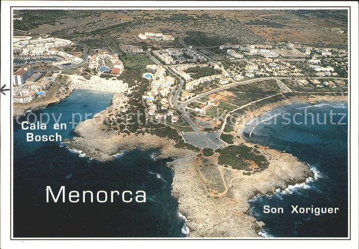Menorca Cala en Bosch Son Xoriguer Fliegeraufnahme