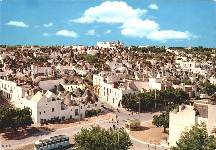 Alberobello Panorama della Zona dei Trulli