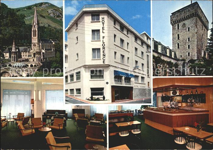 Lourdes Hautes Pyrenees Hotel Florence et vues prises de la terrasse de l Hotel