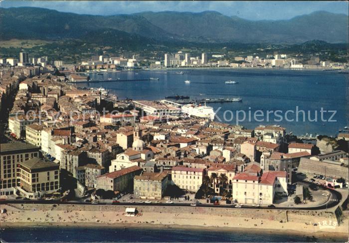 Ajaccio Vue generale aerienne sur la Ville