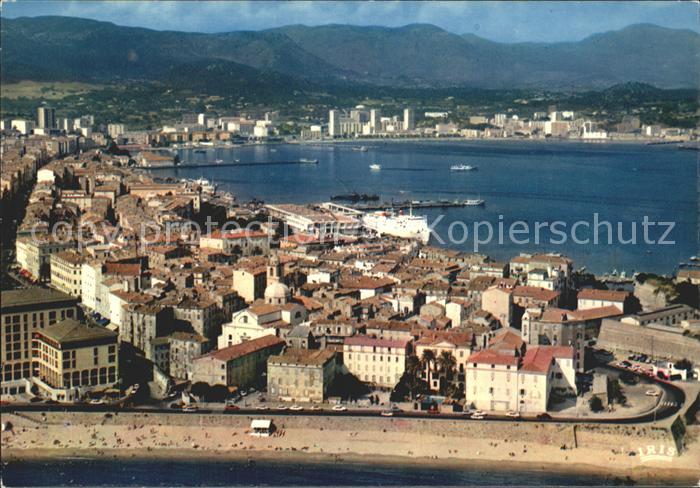 Ajaccio Vue generale aerienne sur la Ville