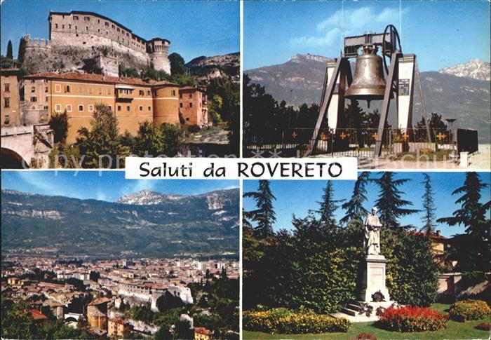 Rovereto Schloss Glocke Panorama Denkmal