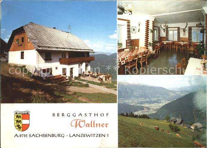 Sachsenburg Kaernten Berggasthof Wallner Gastraum Panorama