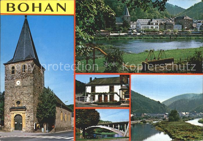 Bohan-sur-Semois Kirche Weiher Bruecke Panorama