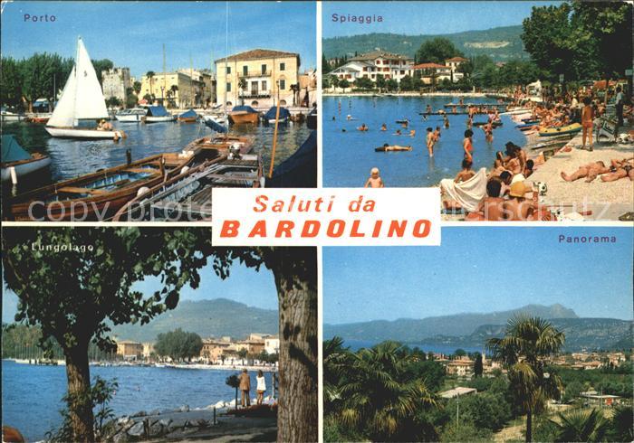 Bardolino Lago di Garda Porto Spiaggia Panorama
