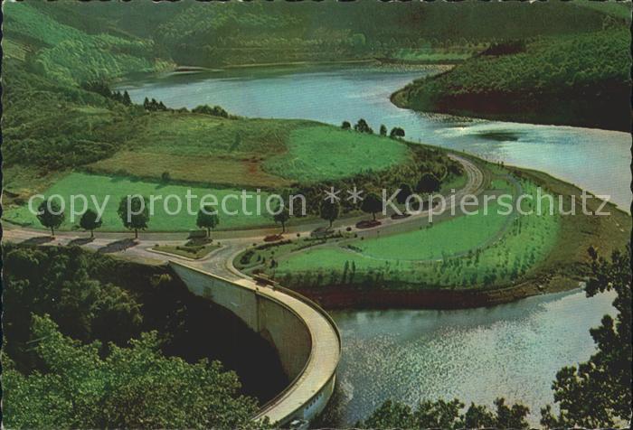 Esch-sur-Sure Barrage Vue aerienne