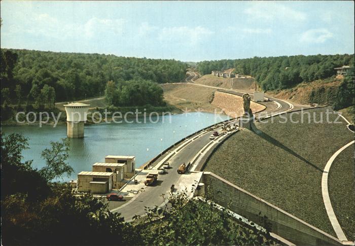 La Gileppe Barrage rehausse en 1971