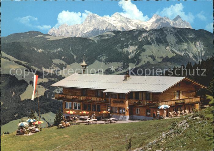 Lofer Alpengasthof Angerer mit Loferer Steinberge